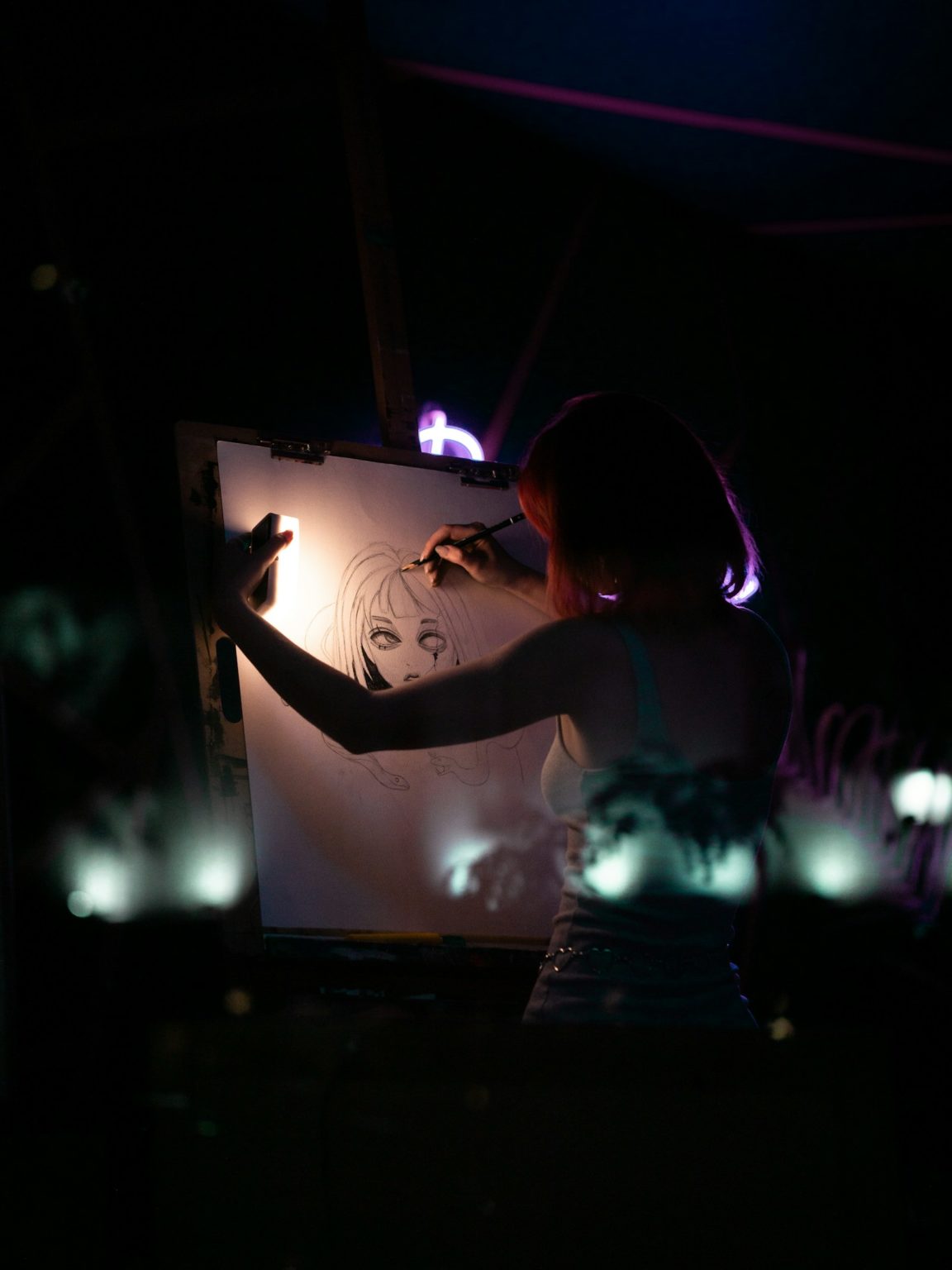 Art dans le noir · Dakar Agency